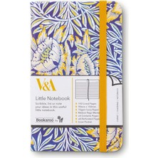 Delixa If Bookaroo A6 Günlük Mavi Çiçek Desen