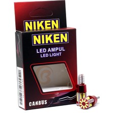 Delixa Niken 12V T10 Dipsiz Ampul 57 Led'li 2’li Set - Beyaz Işık