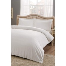 Delixa Bebek Basic Desenli %100 Pamuksaten Pamuk Saten Saten Nevresım Takımı, Vizon, Çift Kişilik