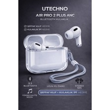 Air Pro 2 Plus Anc Gürültü Engelleyici Bluetooth Kulaklık Ios Android Tüm Telefonlar ile Uyumlu Beyaz Utechno