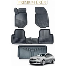 Black Gold Citroen C4 2010-2020 Uyumlu 3D Oto Paspas ve Bagaj Havuzu Set Premium