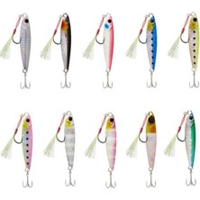 Özbience Akıntıya Uyumlu 40G Jig Ağırlıklı 8,5cm Balıkçılık Takımı