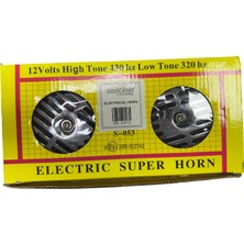 İzipec Hella Tipi Krom Korna 12V A Kalite (Gerçek Hella) Takım Fiyatı (Sn 2413)