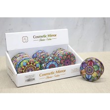 Najmaddin Taşlı Yuvarlak El Aynası Kalın Model 4