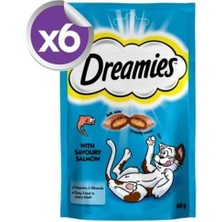 Dreamies Whiskas Somonlu Kedi Ödül Maması 60 gr x 6 Adet