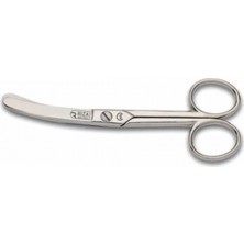 Marsilyan Rıza M-159 Eğri Manifatura Makası No: 5 Inç / 12,70 cm - Nikel Kaplama