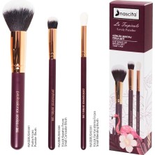 Delixa Bordo Günlük Makyaj Fırça Seti (3lü) - 93