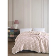 Orbit %100 Pamuk Dolgulu Müslin Yatak Örtüsü - Çift Kişilik 230X250 - Yumuşak Dokulu 4 Mevsim Pike & Koltuk Şalı