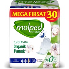 Delixa Molped Pure&soft Ultra Hijyenik Ped Gece Mega Fırsat 30 Adet