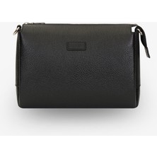 Morise Luna Deri Kadın Askılı Çanta Siyah