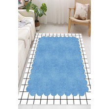 Pelura Halı Modern Desenli Dijital Baskılı Yıkanabilir Kaymaz Taban Salon Halısı Oturma Odası Salon Halısı Genç Odası Halısı Yolluk