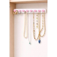 MisterionStudio Kalpli Takı Kanca Yayı Organizer Askılık 9 Bölmeli Askılık (2 Adet)