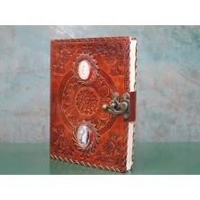 Najmaddin Taşlı Deri Defter Model 2