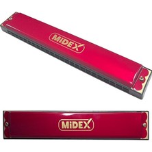 Delixa HN-24RD Kırmızı 24 Delikli Mızıka