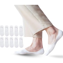 Kral Socks Kadın - Erkek Düz Desen (10 Çift) Pamuklu Terletmez Babet Çorap