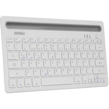 Delixa KB-BT82 Q Kablosuz Beyaz/gümüş Mac/win/android/ıos Uyumlu Bluetooth Ultra Ince