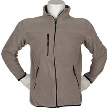 Gri 3 Fermuarlı Polar Hırka