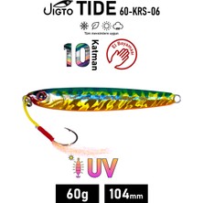 Özbience 60G Uv Metal Jig, 10CM Suni Yem, Tidal Balıkçılık Takımı