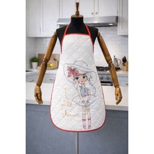 Limon Soft Kapitoneli Sıvı Geçirmez Leke Tutmaz Mutfak Önlüğü Dijital Baskılı Önlük Shine