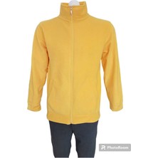 Hardal Sarısı Polar Hırka