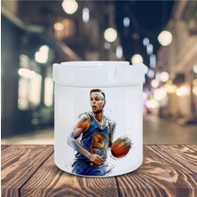 Hediyara Stephen Curry Mpv Baskılı Küllük Seramik Kül Tablası-20154