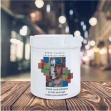 Hediyara George Wilhelm Küllük Sevmek Baskılı Kül Tablası K-92