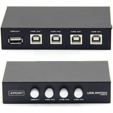 Delixa Yazıcı Printer Switch Çoklayıcı Çoğaltıcı 4 Port