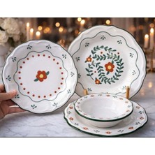 Porser Marcelin Fulya 24 Parça Yemek Takımı