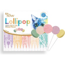 Delixa Ra Nova Kediler Için Karışık Lezzetli Lolipop *1.4g *15'li