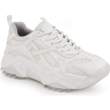 LBR Libero L083.65137 Gri Hakiki Deri Kadın Sneaker Yüksek Tabanlı Rahat Spor Ayakkabı