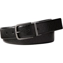 Calvin Klein Erkek Round Buckle Smooth Kemer