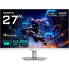 Gigabyte Gıgabyte M27UP Ice 27″ 160HZ Vesa Display HDR400 4K UHD IPS Gaming (Oyuncu) Monitör