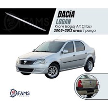 Fams Otomotiv Dacia Logan Krom Bagaj Alt Çıtası 2005-2012 Paslanmaz Çelik