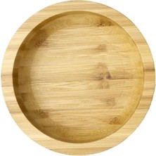 Delixa Yuvarlak Sunum ve Servis Tepsisi - Çok Amaçlı Şık Görünümlü Tepsi, Yağdanlık Altlığı, Mutfak ve Bany