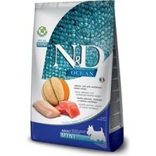 Delixa N&d Ocean Kuru Köpek Maması, Somon, Morina Balığı & Kavunlu, Yetişkin Mini, 2.5 kg