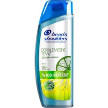 Delixa Head & Shoulders Derinlemesine Temizlik Şampuan Yağlanma Kontrolü Limon 300 ml