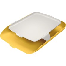 Delixa Leitz Cosy Masaüstü Düzenleyicili Evrak Rafı, , Sarı