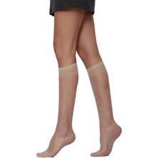 DayMod 3 Çift Lady Fity 15 Den Yarı Parlak- Ince Dizaltı Pantalon Çorabı