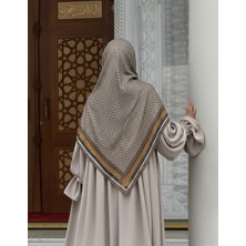 Qalortex Scarf Monogram Desen B.boy  Eşarp-Küf Yeşil