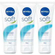 Braventa Collection Soft Nemlendirici Bakım Kremi 75ML, Jojoba Yağı, E Vitamini, Yüz Vücut El, Yumuşak Cilt, X3 Adet,ava