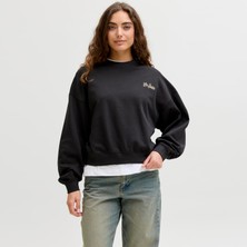 Jack & Jones Kadin Sirt Baskili Sweatshirt - Gia