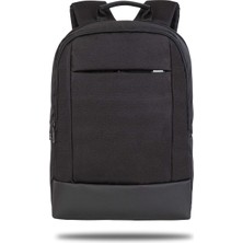 Delixa BP-TW1500 Twin Color 15.6" Uyumlu Notebook Çantası, Siyah