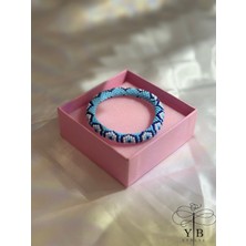 El Yapımı Mavi Nazar Boncuklu Bileklik