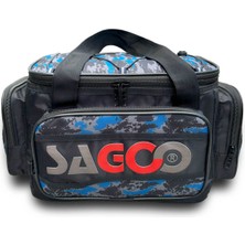 Özbience Mavi Kamuflaj Balıkçılık Çantası, Dayanıklı ve Pratik Tasarım