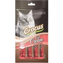 Delixa Crocus Somonlu Sıvı Kedi Ödül Maması 15 gr x 4 Adet