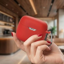 Caseonn Jbı Tune Flex 2 Kılıf Askı Aparatlı Mat Silikon Kırmızı