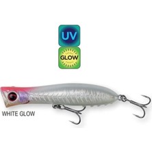 Özbience 9cm Floating Su Üstü Maket Yem, White Glow, 13.5g, Balıkçılık Malzemesi