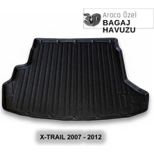 Elorcar Nıssan x Traıl 2007 - 2012 3D Bagaj Havuzu