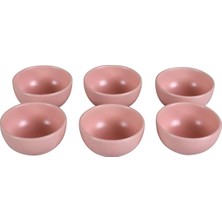 Delixa 6 Adet 8 cm Açık Pembe Kase Bulut