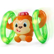 Bright Starts Roll & Glow Monkey 6 Ay ve Üzeri Için Işıklı ve Sesli Emekleyen Bebek Oyuncağı